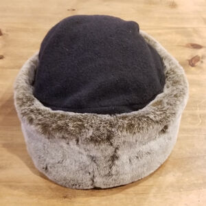 Fjall Winter Snow Hat Furry Wool Blend Vintage Beanie Womens Made USA